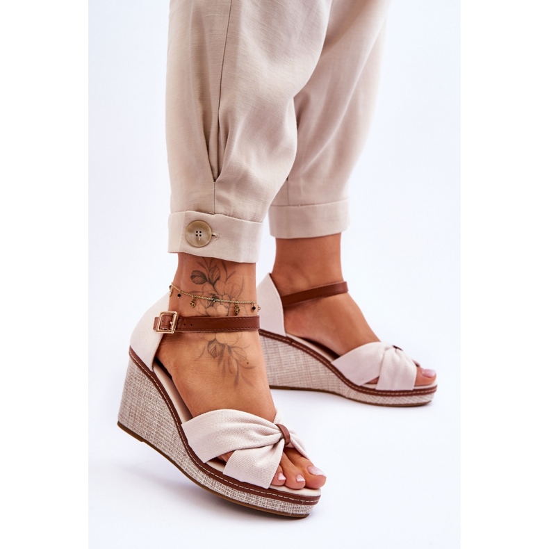 Step in style Sandali Modello Daphne M338 Beige Chiaro - Entra con stile 1