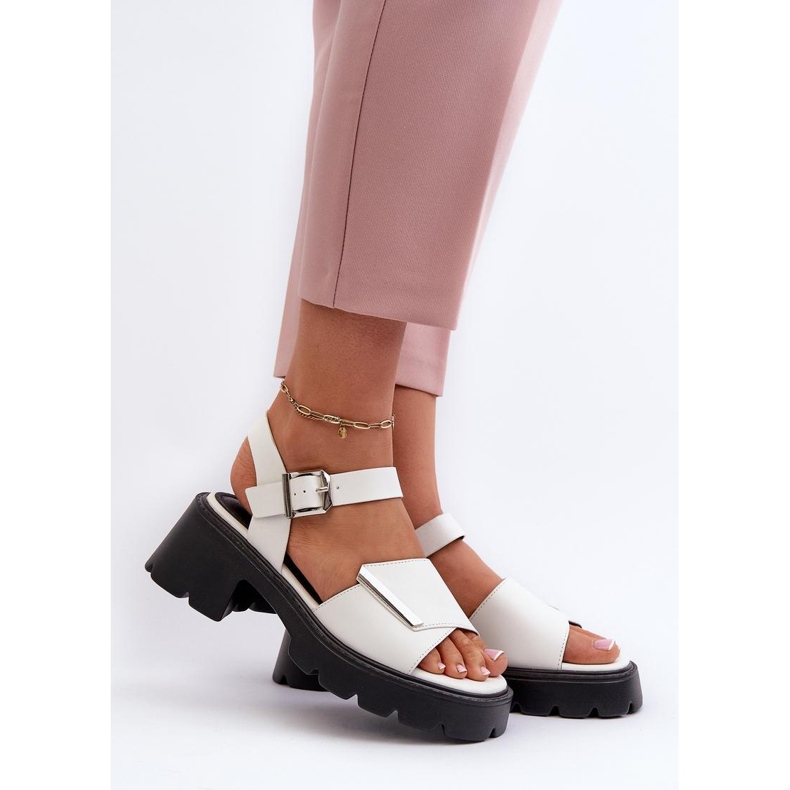 Step in style Sandali Modello Vinceza 36257 Bianco - Entra con stile bianca 1