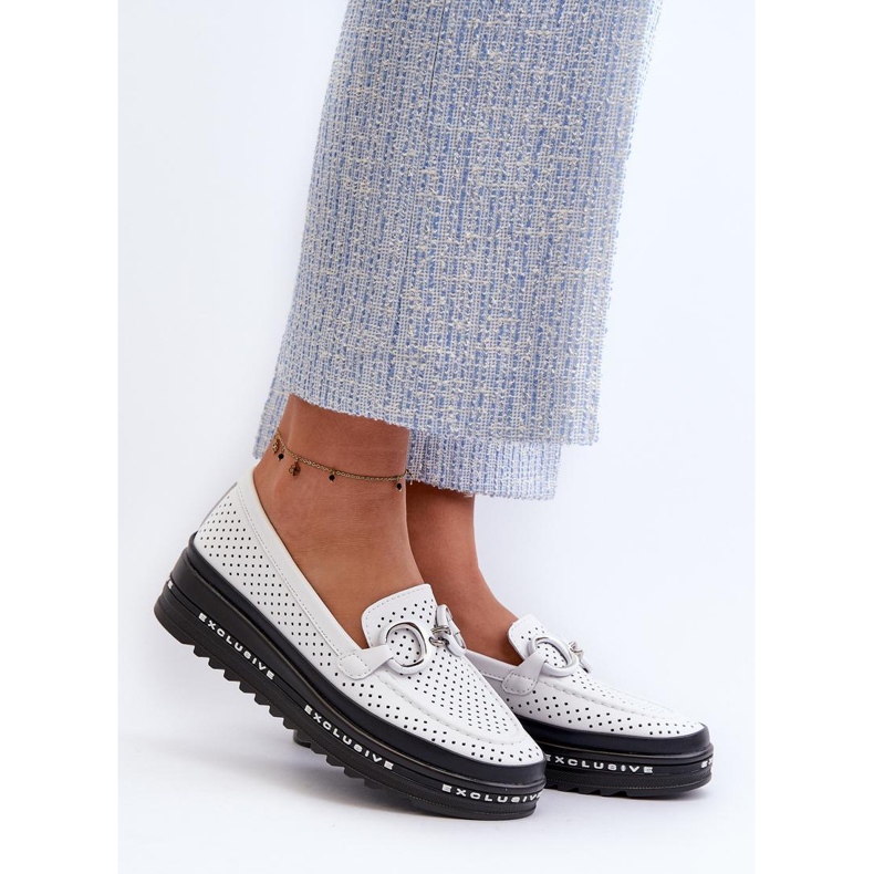 Step in style Mocassini Modello S.Barski LR750 Bianco - Entra con stile 1