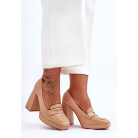Step in style Décolleté Modello Alisa M046 Nude - Entra con stile beige 1