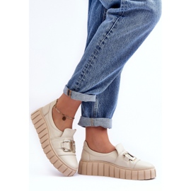 Step in style Scarpe Modello Lewski 3398 Beige Decorazione brillante - Entra con stile 2