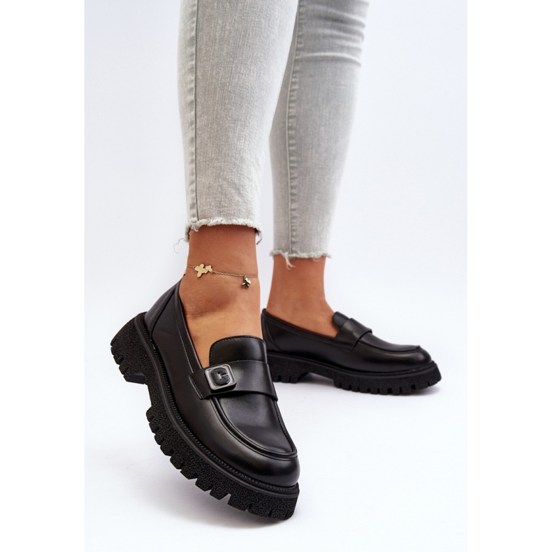 Step in style Mocassini Modello Flanila 62124 Pelle Nera - Entra con stile nero 2