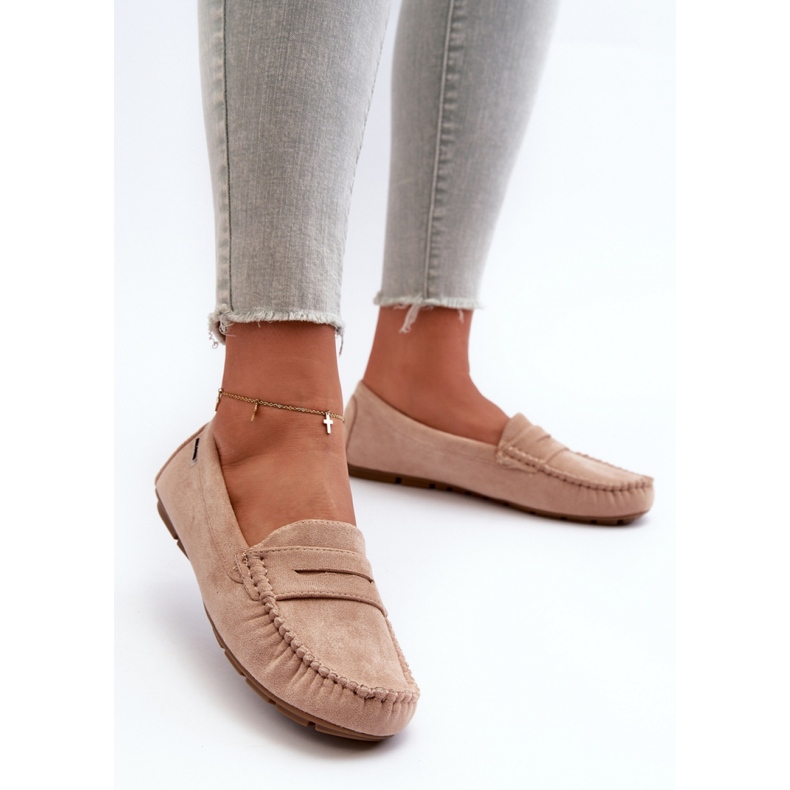 Step in style Mocassini Modello Rerceria HH712-8/HH712D-8 Beige Chiaro - Entra con stile 1