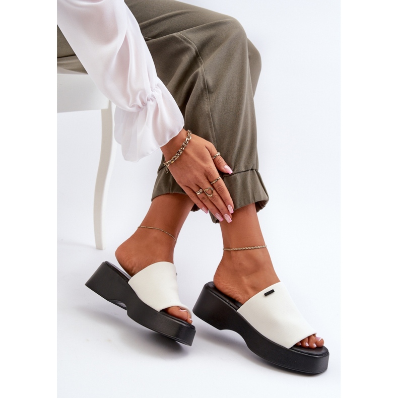 Step in style Sandalo Infradito Modello Big Star NN274022 Bianco - Entra con stile bianca 1