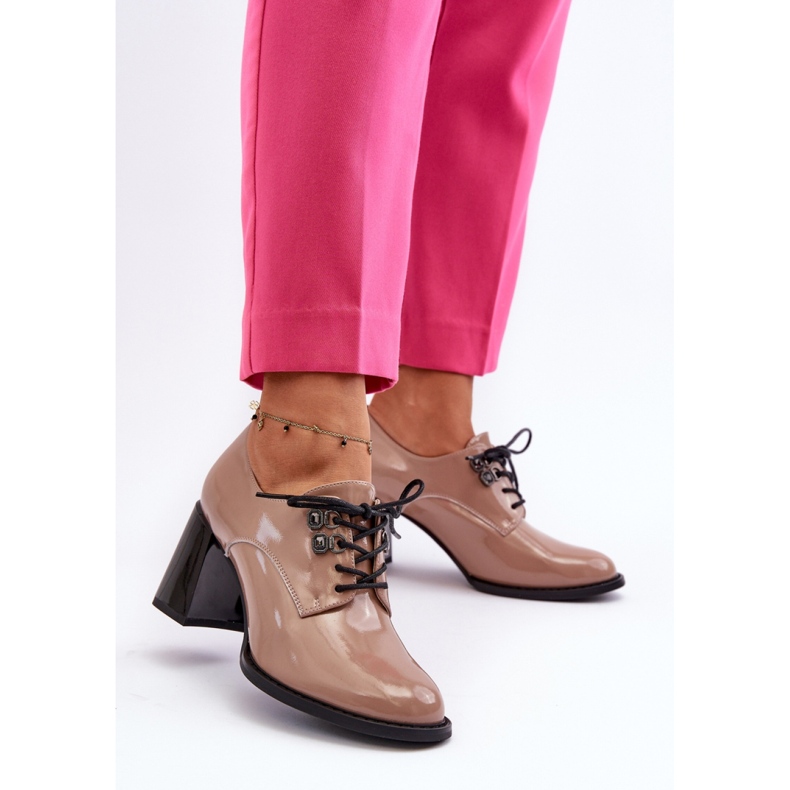 Step in style Scarpe Modello Nelione 63510 Vernice beige - Entra con stile 1