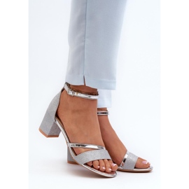 Step in style Sandali Modello Ploemis 20244 Silver - Entra con stile grigio 1