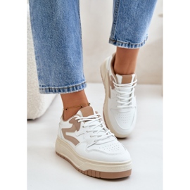 Step in style Scarpe sportive Modello Henizore 1W-N3 Bianco/Beige - Entra con stile 1