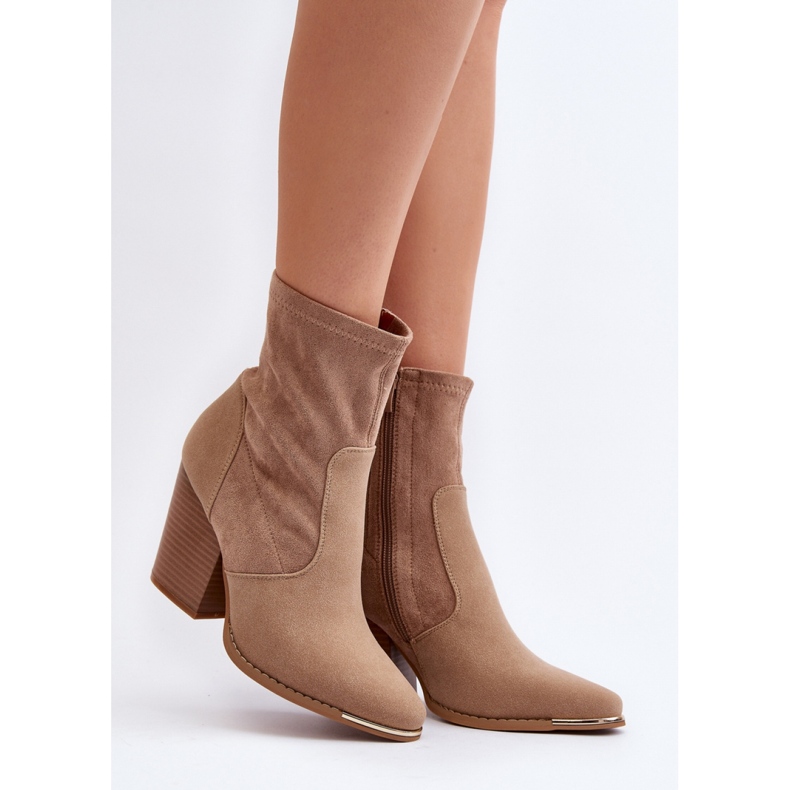 Step in style Stivaletti Modello Sanile A5619-63 Khaki - Entra con stile beige 1