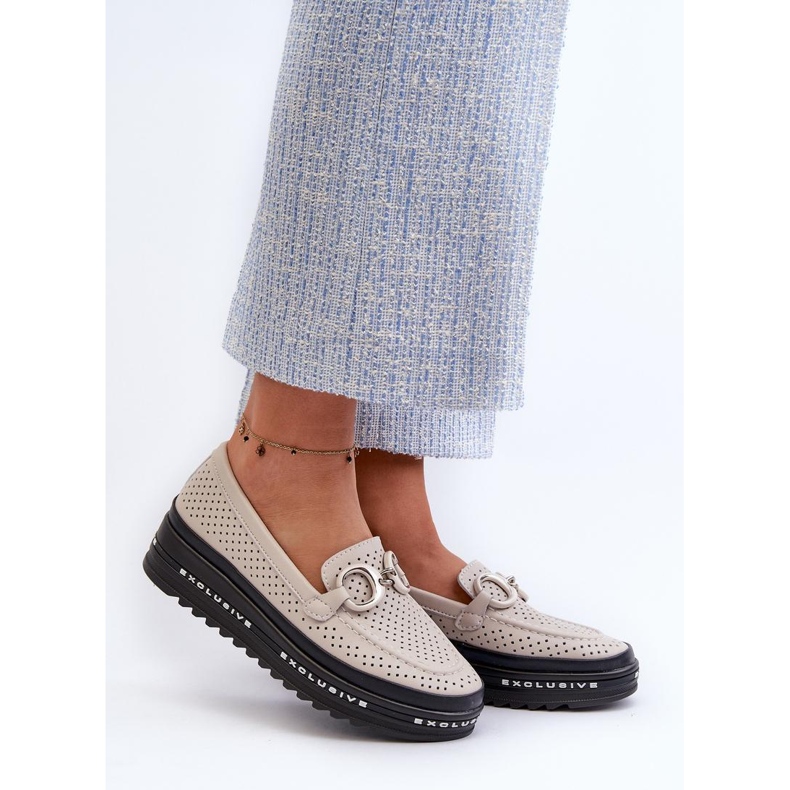 Step in style Mocassini Modello S.Barski LR750 Beige - Entra con stile 1
