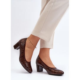 Step in style Décolleté Modello Cynania 58307 Marrone - Entra con stile 2