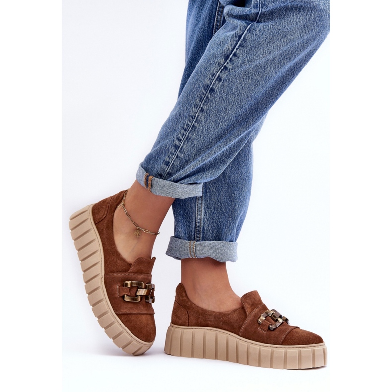 Step in style Scarpe Modello Lewski 3398 Marrone Scamosciato - Entra con stile 2