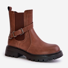 Step in style Stivaletti Chelsea Modello Sergio Leone TR719-S Marrone - Entra con stile 2
