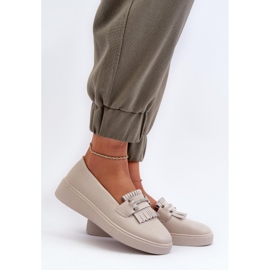 Step in style Mocassini Modello S.Barski LR590 Beige - Entra con stile 1