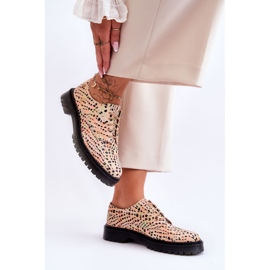 Step in style Scarpe Oxford Modello Maciejka 04087-18 Arancione/Nero - Entra con stile arancia 1