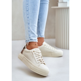 Scarpe sportive da donna realizzate in ecopelle Big Star Beige 1