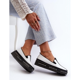 S. BARSKI Scarpe da donna Barski realizzate in pelle naturale Bianca 2