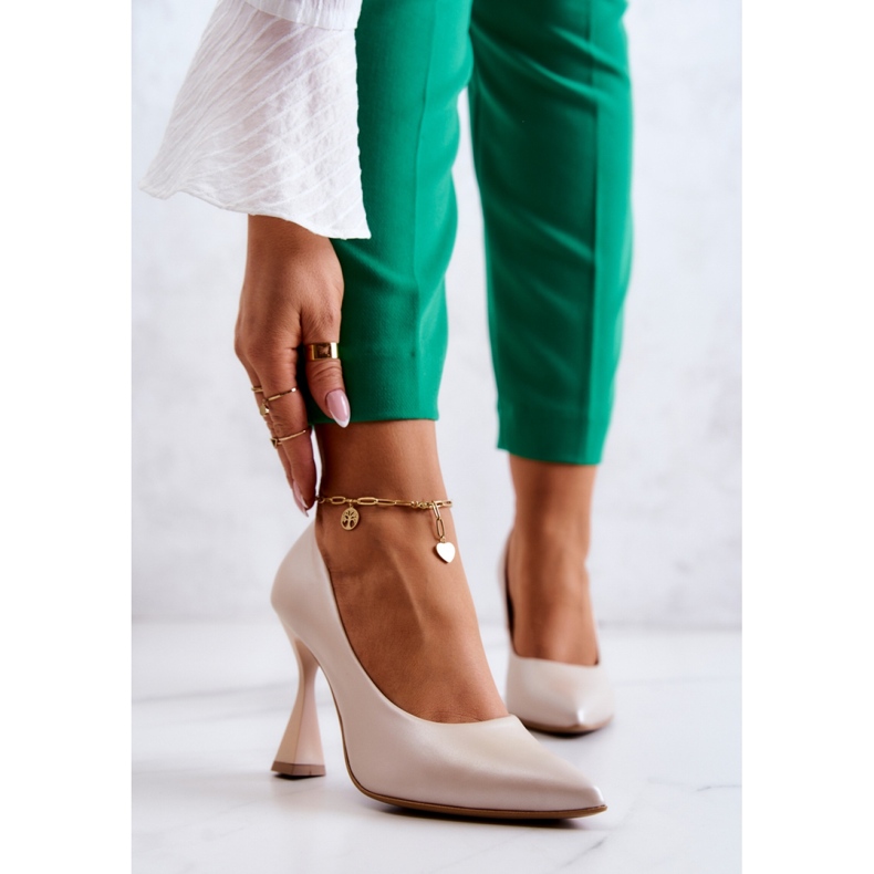 Lewski Shoes Décolleté da donna beige 1