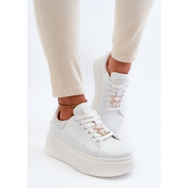 Vinceza Sneakers platform da donna di colore Bianco 2