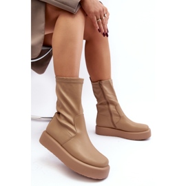 Step in style Stivali Modello Algedi Y2195 Beige - Entra con stile 1