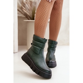 Stivaletti da donna Zazoo Verde Scuro 1