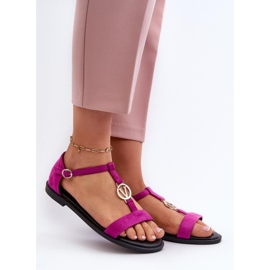 Sandali Modello Vinceza Fucsia rosa 1