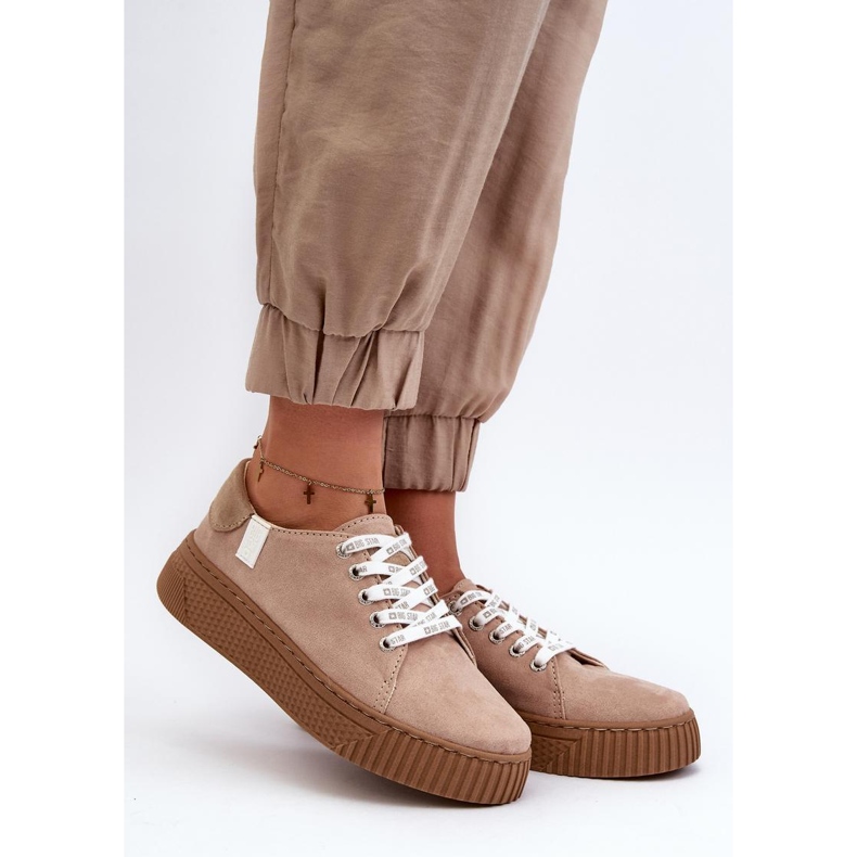 Sneakers modello Memory Foam System Big Star Dark Beige 1