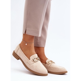 Mocassini Modello 8336-79 Beige 1