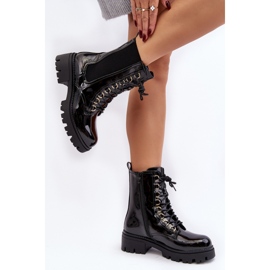 Step in style Modello Workers Charmea F33-1 Vernice Nera - Entra con stile nero 2