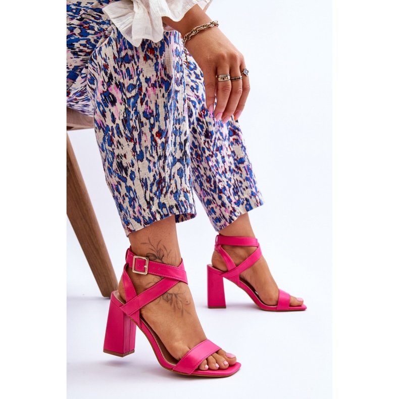 Sandali Modello H8-330 Fucsia rosa 1