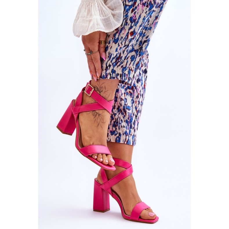 Sandali Modello H8-330 Fucsia rosa 2
