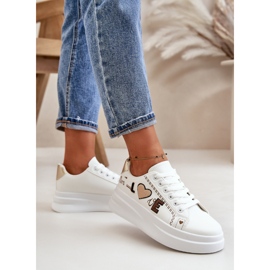 AMORE Scarpe sportive bianche bianca 1