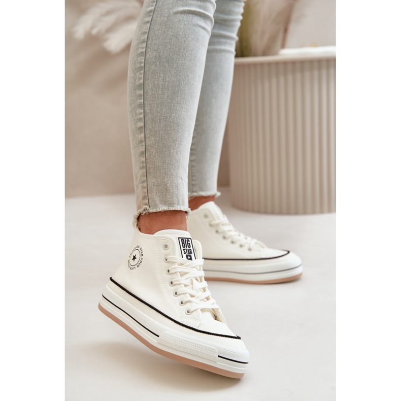Scarpe da ginnastica modello Big Star bianche bianco 1