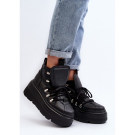 Scarpe Sportive Alte Modello Zazoo 3416 Nere nero 1