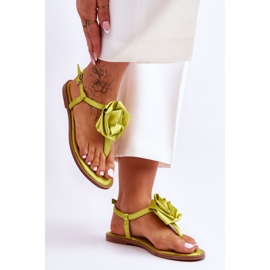 Step in style Sandali infradito Modello Carisma QQ-137 Lime - Entra con stile verde 1