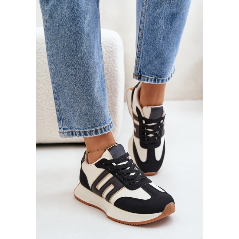 Scarpe sportive da donna alla moda nero 1