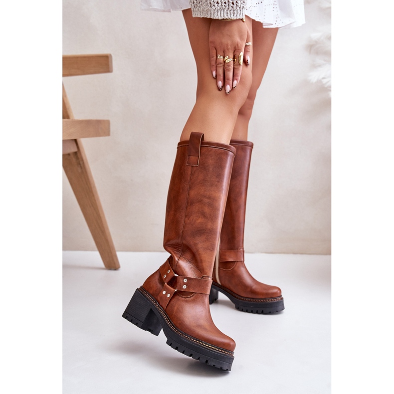 Stivali Modello Lewski Camel marrone 1