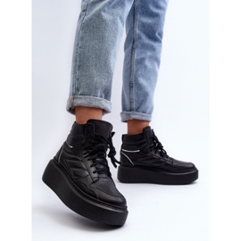 Scarpe sportive nere Zazoo nero 2