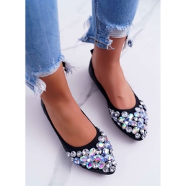 Ballerine Modello Crystal C87 Nere nero 1