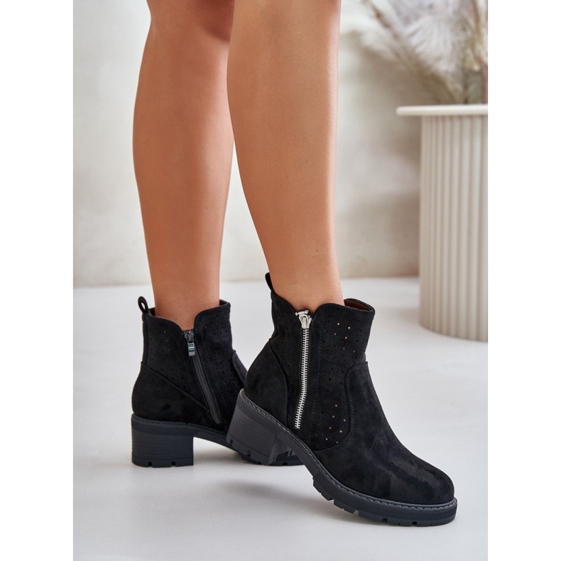 Stivali da donna leggermente isolanti M1537 neri nero 1