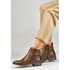 Stivali da donna CH2225BR beige e marrone 1