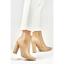 Stivali Modello MS2055KH Beige Scuro - PRIMO 2