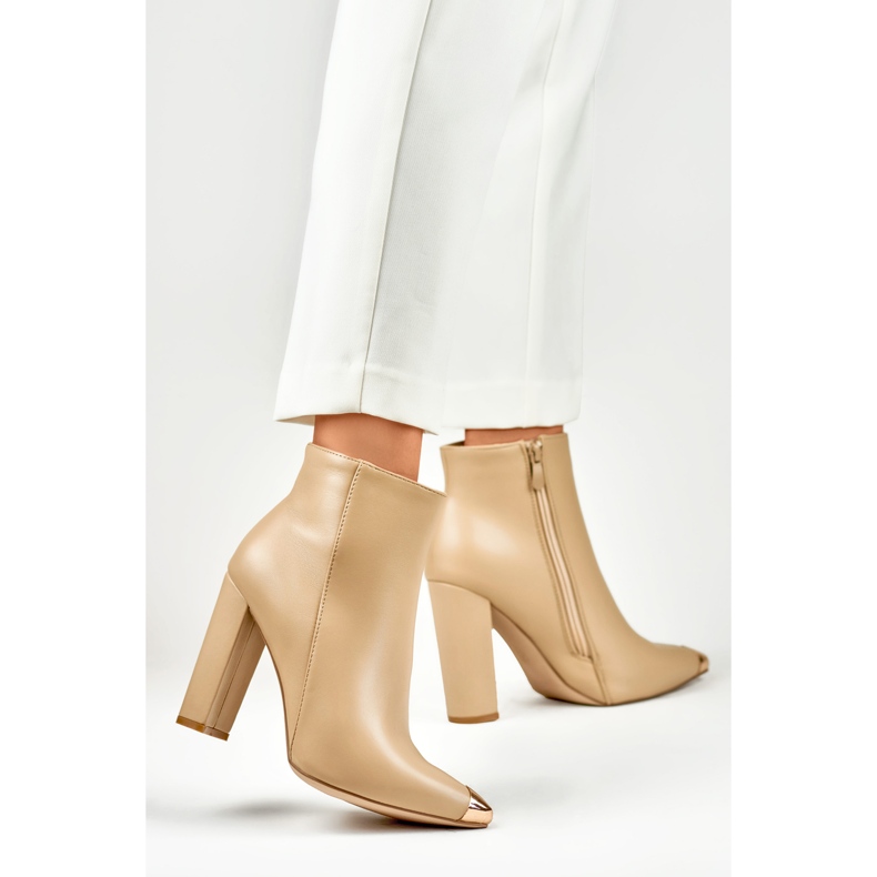 Stivali Modello MS2055KH Beige Scuro - PRIMO 2