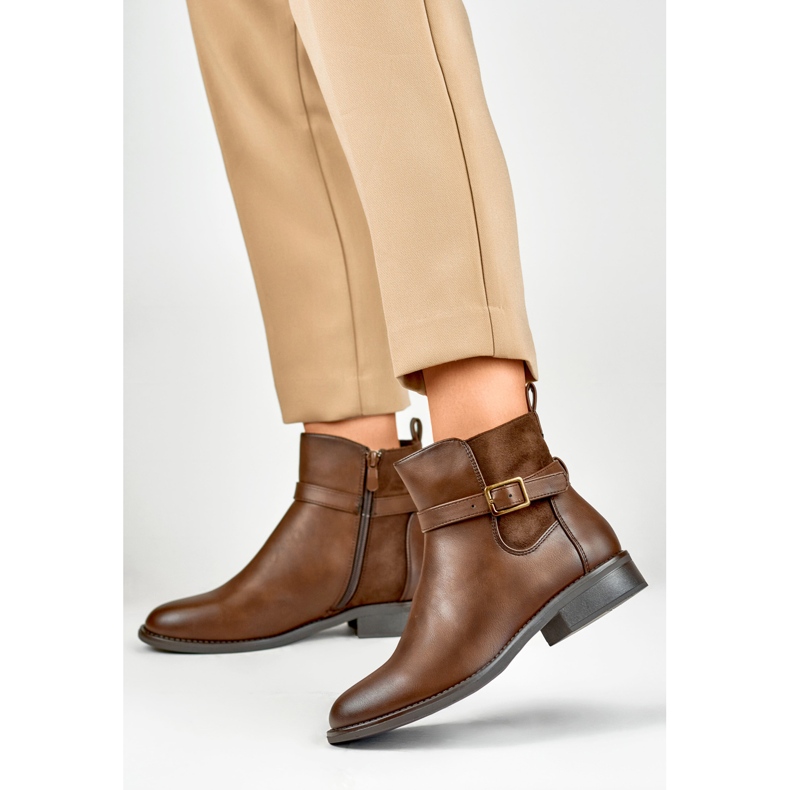 Stivali non isolati da donna CH2228BR marrone 2