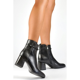 Stivali da donna foderati in pelliccia GD-FL2089B neri nero 1