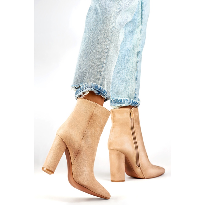 Stivali non isolati da donna D7959KH, beige 1