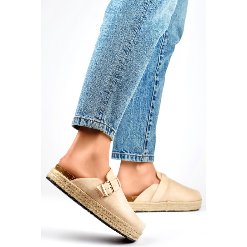 Espadrillas da donna DM802BE beige 1