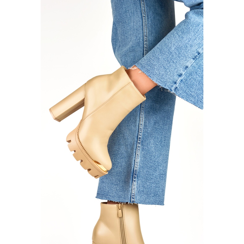 Stivali Modello NS313KH Beige - PRIMO 2