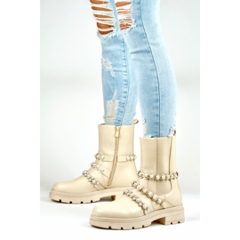 Stivali Modello 58090-1BE Beige - PRIMO 1