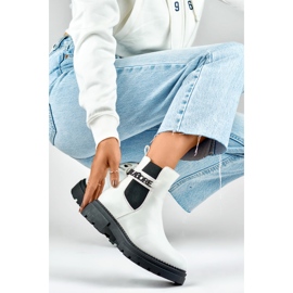 Stivaletto Chelsea Modello 250005W-PU Bianco - PRIMO 1