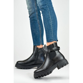 Stivaletto Chelsea Modello 250005B-PU Nero - PRIMO 2